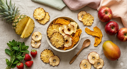 Dehydrated Pineapple Fruit Chips |Chili Punch Flavour| Healthy Fruit Snack |30gm | No Preservatives| Smunchie